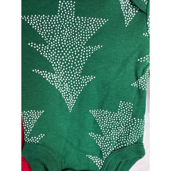 Carter's Christmas Theme Baby 2-Pc Crew Neck Long Sleeve Bodysuit‎ Unisex NWT - Picture 11 of 14